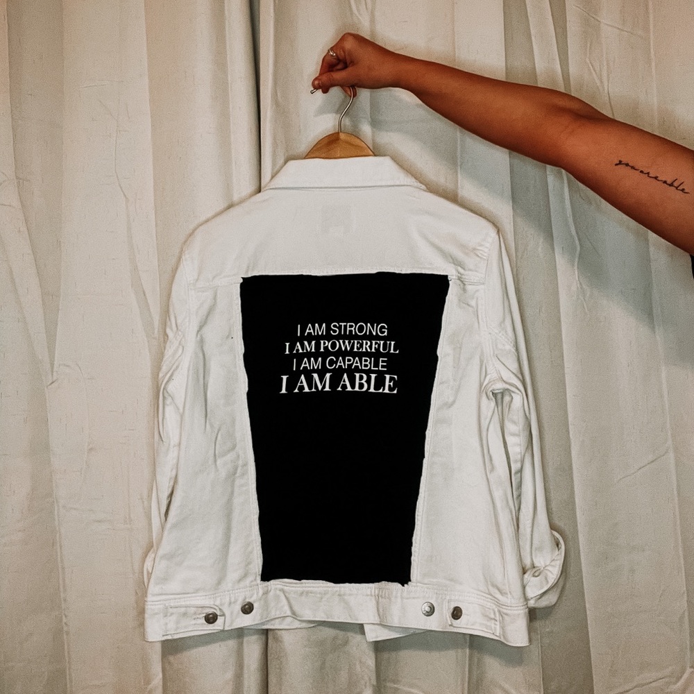 White Denim Jacket